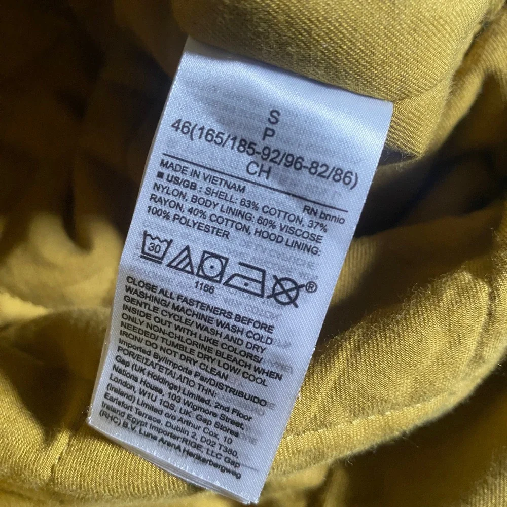 Banana Republic‎ Men S Military Field Jacket Green Hood Water Resistant Gorpcore